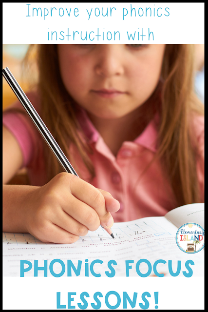 Phonics instruction needs to have a systematic approach to it.  Students need to be able to identify and apply the skill independently to have success in their writing.  These Phonics Focus sheets get to the core of instruction by practicing with each sound in a multiple of different ways.#phonicsactivities  #phonics #teachingphonics