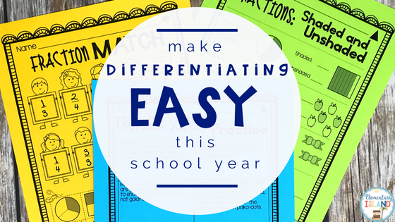 Are you struggling to differentiate your math instruction for your students?  This resource will help make differentiated instruction easier for you to deliver instruction in small groups.  Use these strategies, tools, and ideas to help build your differentiated instruction knowledge. #differentiated #reachalllearners #mathdifferentiation #smallgroups