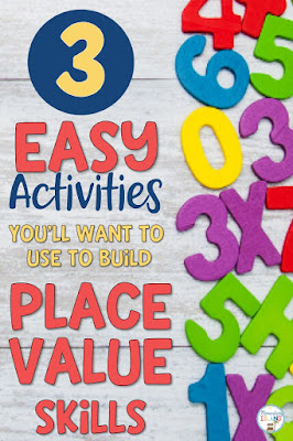 Place Value is integral in 1st, 2nd, and 3rd grades.  Place Value activities do not have to be difficult.  I have come up with 3 activities that you can start whole group and eventually to independent practice.  I hit 3-Digit place value activities throughout the entire year spiraling skills with worksheets for daily independent practice.  Check out my freebie printables included and make learning fun again {first grade, second grade, third grade}