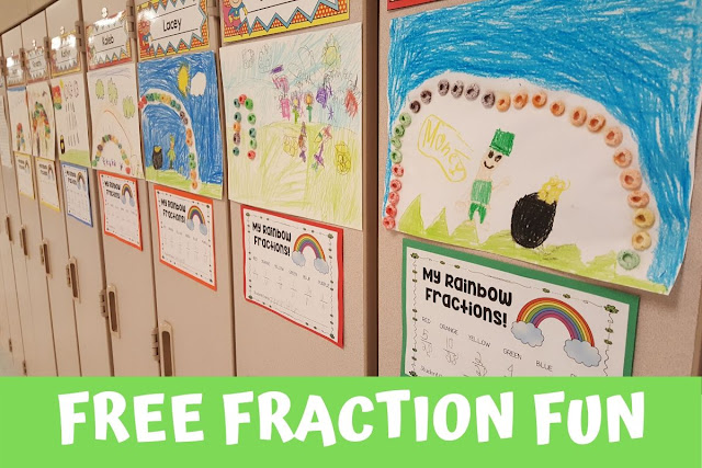 Free fractions activity for elementary students