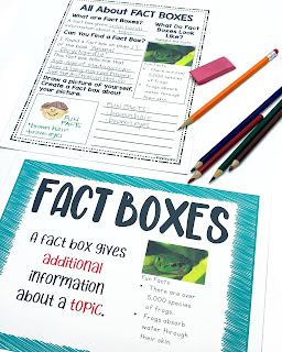 fact boxes example of text features