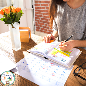 Use a schedule to keep track of the things you have to do and giving yourself a visual idea of what you have completed and what you still need to do