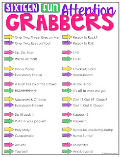 16 attention grabbers teachers can use to bring the class back to them