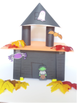 A Fun Halloween STEM Activity for students to make a haunted house