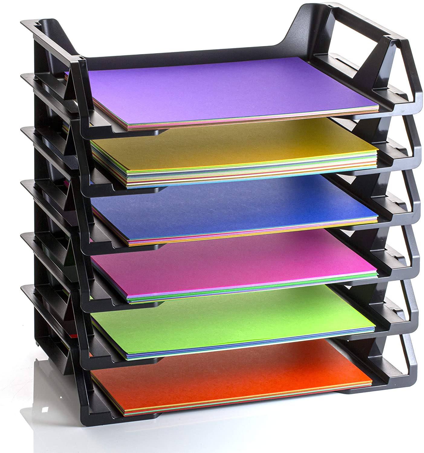 A paper sorter is a great way to organize your colored construction paper in your classroom. This makes it easy for students to independently grab the paper they need for their activities.
