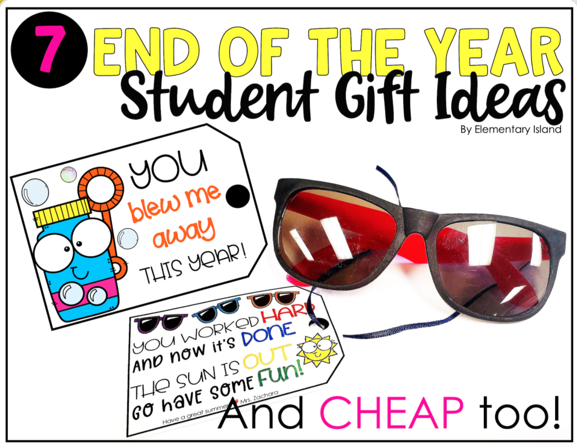 This FREEBIE has everything you need to get the perfect end of the year student gifts.