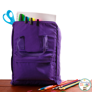 Creating a supply drop off area will help you keep everything organized during and after your back to school night.
