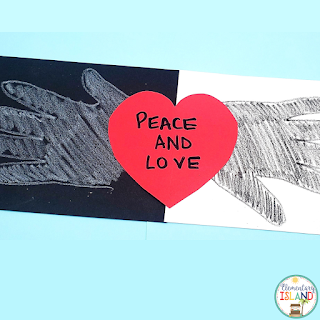 Use this peace and love craft to help students visually demonstrate how they share peace and kindness with everyone.