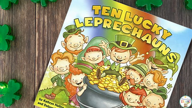 This 10 Lucky Leprechauns book is perfect for math as well as reading because your kiddos will get in some fun counting practice while reading.
