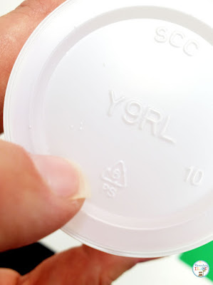Make sure to look for the recycle 6 number on the bottom of the plastic cups.