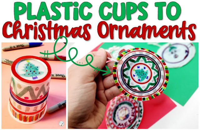Use this fun and easy creative idea for your students this year to make personalized ornaments parents will LOVE!