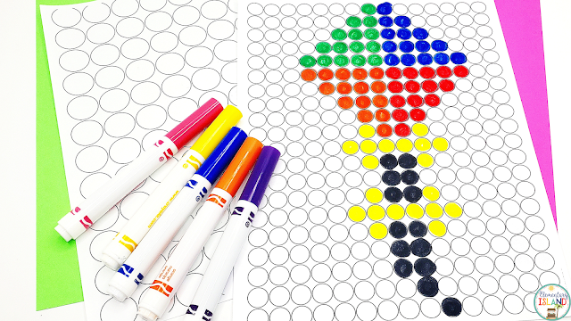 Use dot drawings like these to help students practice patterns and creativity in a fun way they will love.