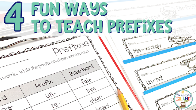 Teaching prefixes is fun and easy with these 4 engaging activities your students will love!