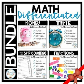 Grab this Math Differentiation Bundle to get started with differentiation in your classroom today!