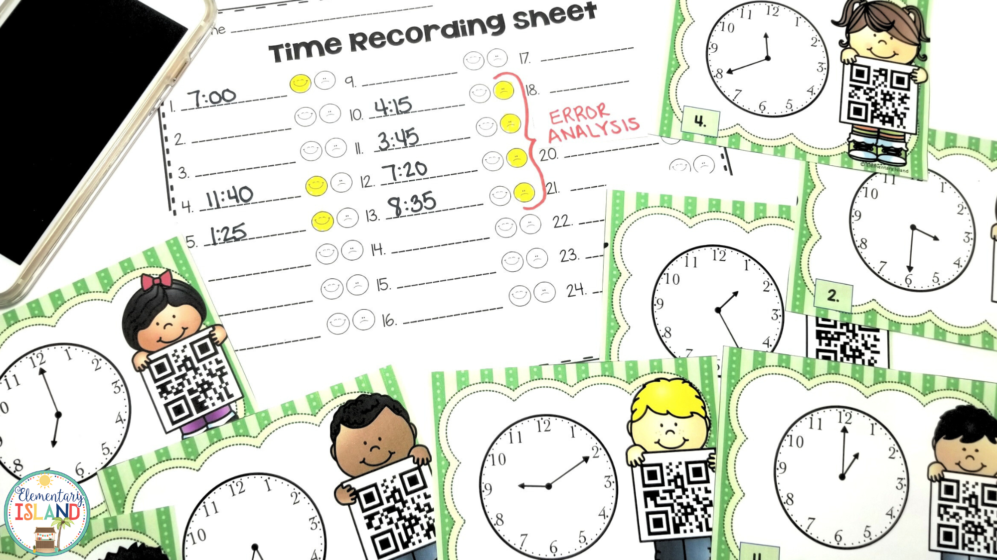 Use these engaging QR code activities for no fuss easy activities for substitute teachers.