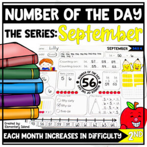Number of the Day Worksheets | Number of the Day Bellringers or Bellwork Math