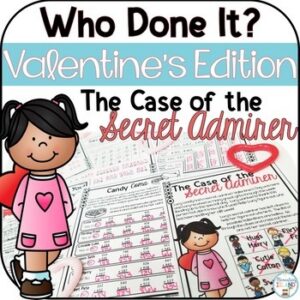 Valentines Day Escape Room Math Mystery Valentines Day Centers 2nd Grade Mystery