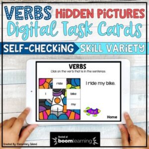 Verbs Boom Cards | Digital Task cards